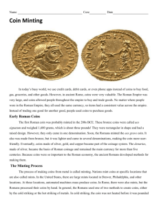 Early Roman Coins