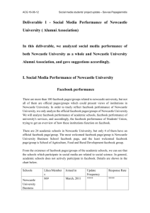 Report on social media research