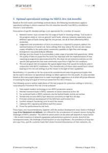 REFCL Report - Optimum Settings & Implementation Challenges