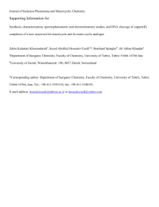 Journal of Inclusion Phenomena and Macrocyclic Chemistry