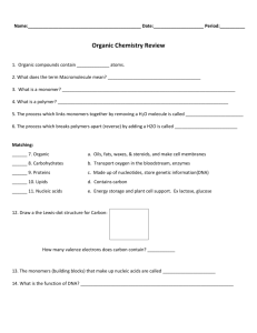 Organic Chemistry Review