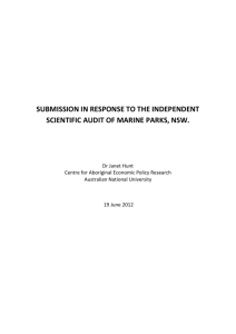 View PDF - Independent Scientific Audit of Marine Parks