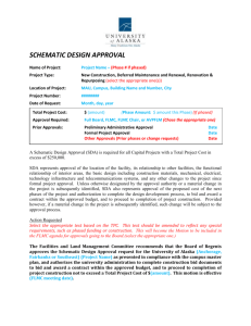 schematic design approval - University of Alaska System