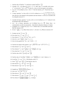 MATHS XII PRACICE QNS FOR CHAPTER 1 and 2
