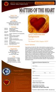 2015 Cardiovascular Symposium Registration