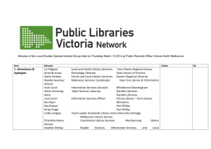 13 March 2014 - Public Libraries Victoria Network