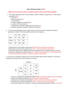 Math 140 Review Ch1-3KEY