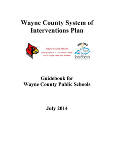 Wayne County RTI Guidebook - Wayne County Schools