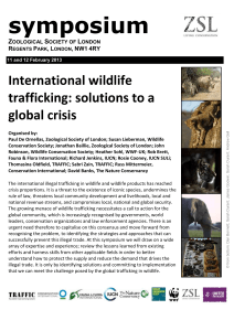 International wildlife trafficking: solutions to a global crisis Organised
