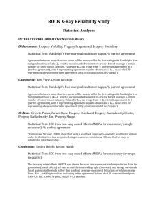 OCD X-Ray Classification Reliability: Analysis