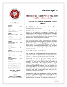 Illinois Fire Fighter Peer Support