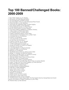 Top 100 Banned Books