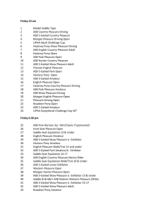 Schedule - MS Word - Central States Fall Classic