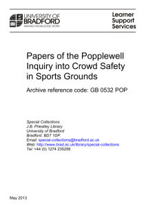 Popplewell Inquiry Papers Catalogue