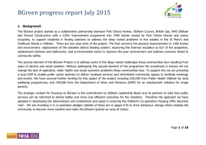 BGreen progress June 2015