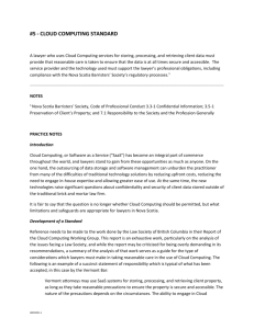 Cloud Computing Standard for Council (00059591)