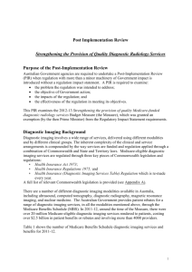 Strengthening the Provision of Quality Diagnostic Radiology Services