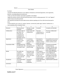 Counter-argument worksheet