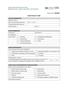 Room Request Form