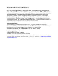 Postdoctoral Research Scientist Position
