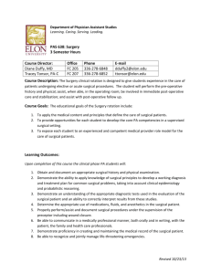 Surgery Rotation Syllabus