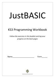 JustBASIC - Teach ICT