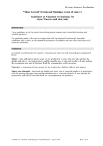Specialist Property Guidelines for Vineyards, August 2011 (DOCX