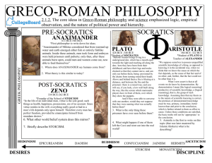 Greco-Roman philosophy