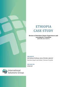 Case study Ethiopia