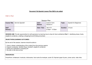 Doc10a_Spanish_LessonPlan_could add more E&D