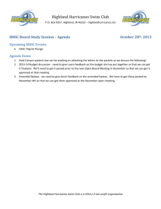 HHSC Board Study Sesssion