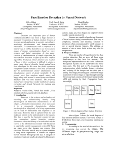 Face Emotion Detection by Neural Network