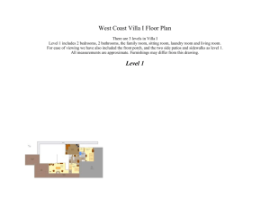 Level 2 - West Coast Villa