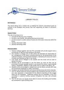 LIBRARY POLICY RATIONALE: The school library has a central role