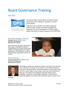 Board Advocacy Thursday September 24, 5:30 to 7 pm DPS Police