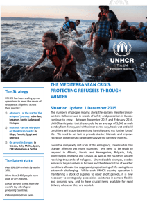 UNHCR Refugee Crisis Europe-Protecting Refugees in Winter