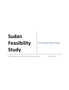 FINAL REPORT_SudanPVPump - Program for International Energy