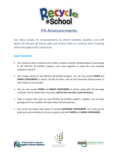 PA Announcements-New Schools 2015-16
