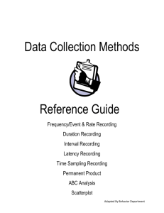 Data Collection Methods Reference Guide