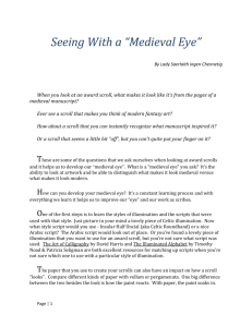 Class Handout - Medieval Eye