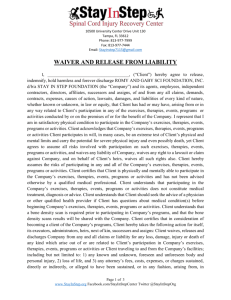 waiver and release from liability