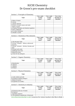 edexcel igcse chemistry specification pdf