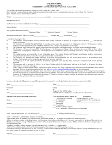 Independent Contractor Form - Over $4999
