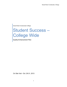 Student Success * College Wide - Snead State Community College