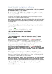 MoHaWK Round 3: Briefing note for participants Welcome to the