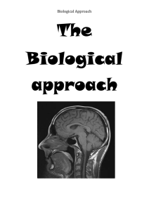 Biological Approach - Totton College