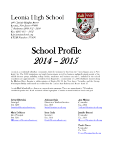 Course Levels - Leonia High School