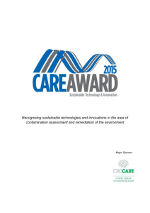 2015 CARE Award Nomination Form