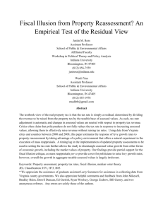 An Empirical Test of the Residual View