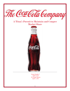 Coca-Cola and Pepsi have been in intense - agec4433